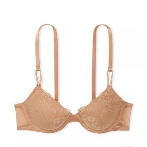 Sexy Tee Posey Lace Lightly Lined Demi Bra 38ddd Victoria’s Secret
